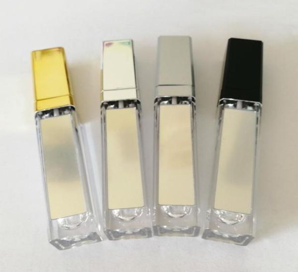 

whole led square clear lip gloss tube empty tubes with mirror custom label makeup lipblam lipstick lipgloss bottles containers6768389