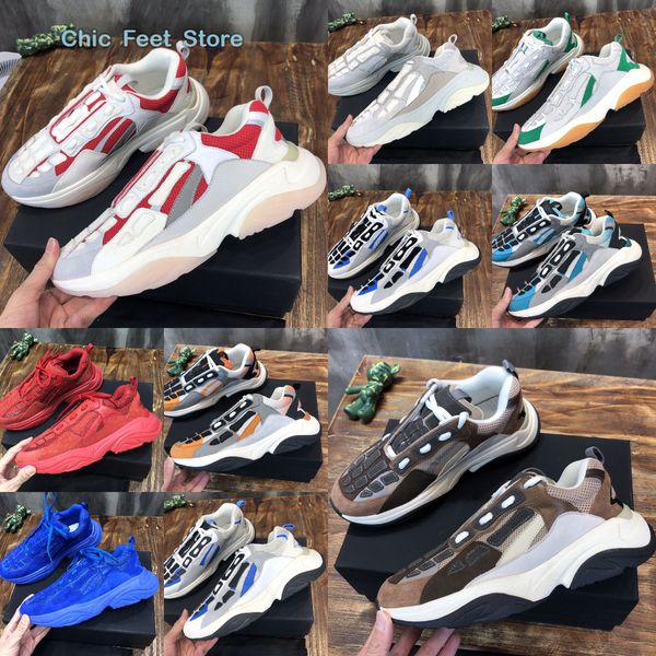 

bone runner sneaker designer shoes leather sewn skeleton sneakers fashion retro trainer shoes skel couple women men sports casual shoes 35-4, Black