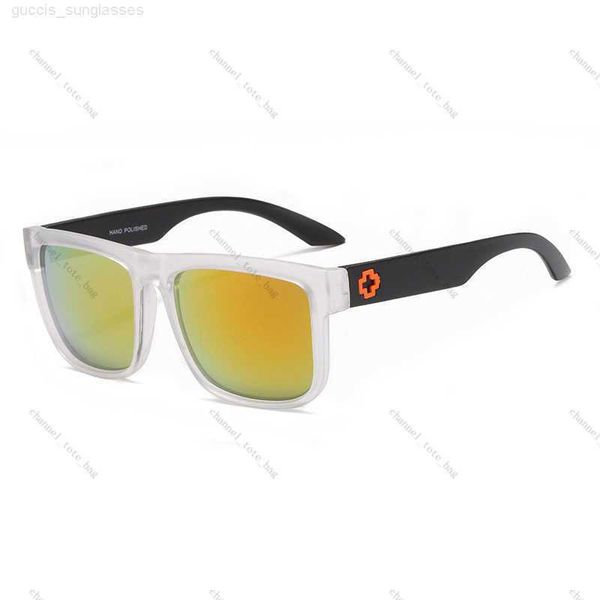 

spys sunglasses men designer outdoor fashion color film sunglasses reflective large frame outdoor sports eyeglasses wholesale glasses 81gsi, White;black