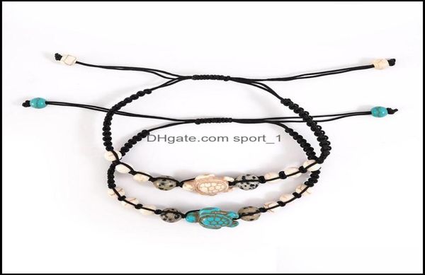 

charm jewelrysea turtle beads bracelets for women men 2 colors natural stone strand elastic friendship bracelet beach jewelry gift6483286, Golden;silver