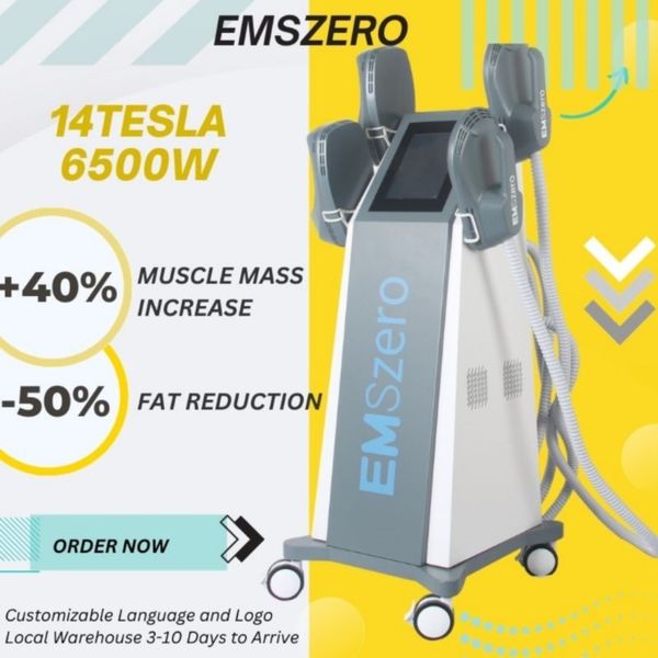 

dls-emslim neo hi-emt electromagnetic emszero muscle stimulate fat removal body sculpting machine