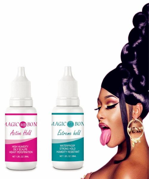 

13oz lace wig bond glue invisible adhesive glues for laces wigs toupee strong b hold ship 6pcs3337381, Black;brown
