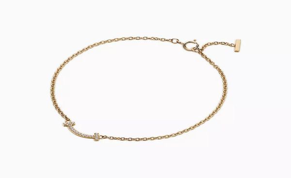 

fashion designer bracelets bangle 925 sterling silver gold rose 3 colors s size diamond smile charms bracelet women classic love j5118209, Golden;silver