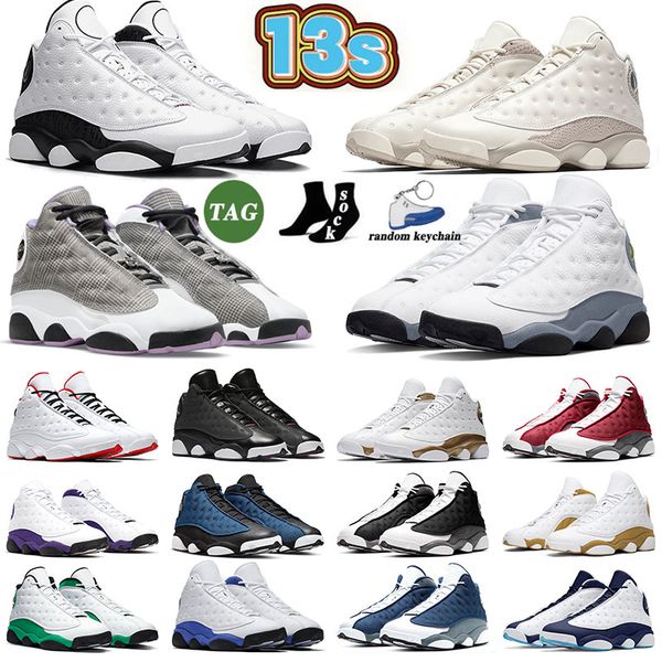 

2023 women men basketball shoes white/hyper royal playground blue grey celestine blue green mens 13s athletics sneakers sports shoe 13'