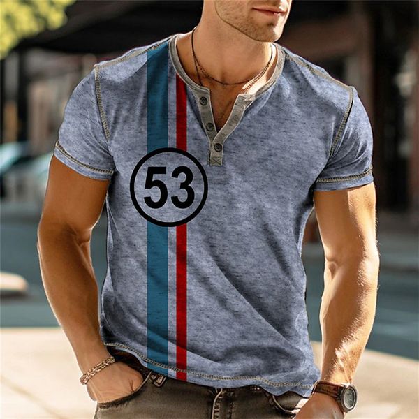 

men's polos summer vintage t shirt mens polo shirt 3d racing print tee short polo street t-shirts holiday male oversized shirt clothin, White;black