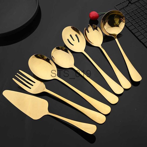 

briefs panties other panties gold western dinnerware stainless steel cake shovel serving fork spoon restaurant public colander spoon salad f, Red;black