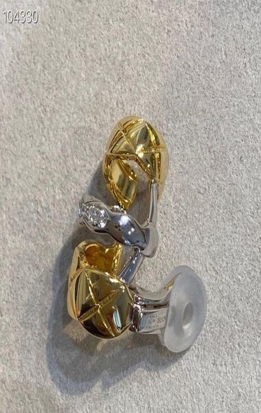 

luxury coco rush brand designer s925 sterling silver three half round circle loop earrings for women jewelry9848910, Golden