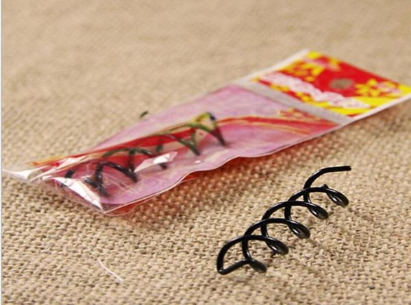 

spiral spin screw pin hair clip hairpin barrette black hair accessories plate made tools b magic hair scroo bridal styling a9930583