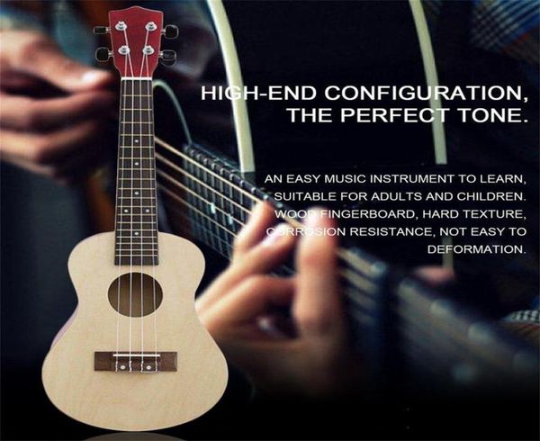 

23 inch wooden ukulele hawaii style rosewood ukelele music instrument wood color 7624202