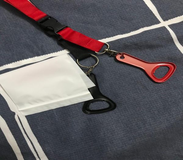 

nylon lanyard opener nylon silk screen lanyard rope electronic peripheral products bottle opener hang rope9861410