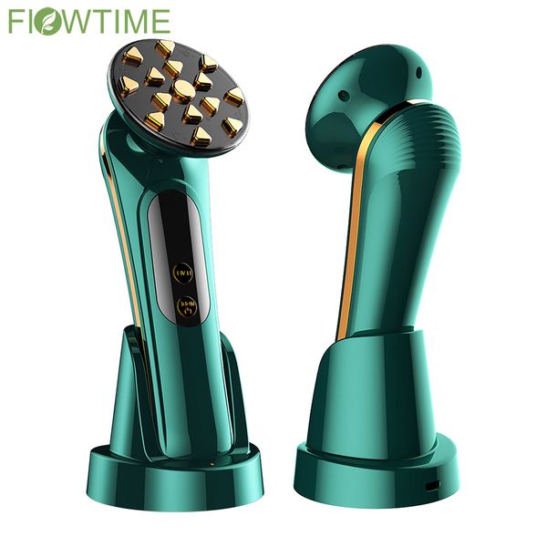 

cleaning tools accessories 3 in 1 ems massager led light therapy cool compress rf microcurrent skin rejuvenation anti wrinkle beauty machine