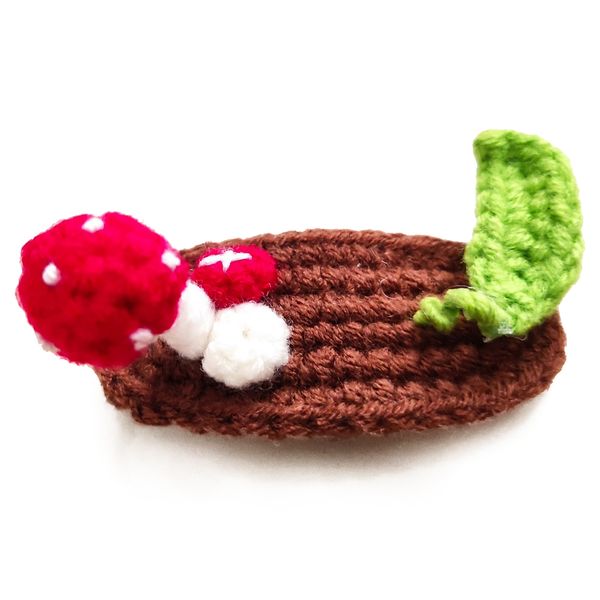 

baby kids' clips knitted cute animal cartoon baby girl's hairclips3, Blue