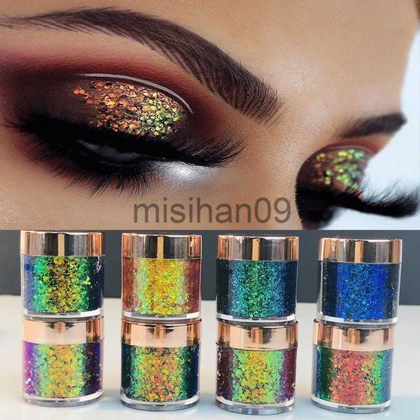 

other makeup 8 colors chameleon eyeshadow glitter sequins shiny high gloss holographic shimmer festival party mermaid eyes makeup cosmetic j