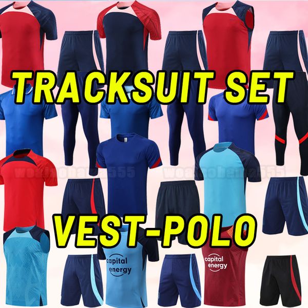 

training suit atletico 22 23 madrids soccer tracksuits morata griezmann joao felix 2022 2023 m.llorente correa koke camisetas de futbol lema, Black