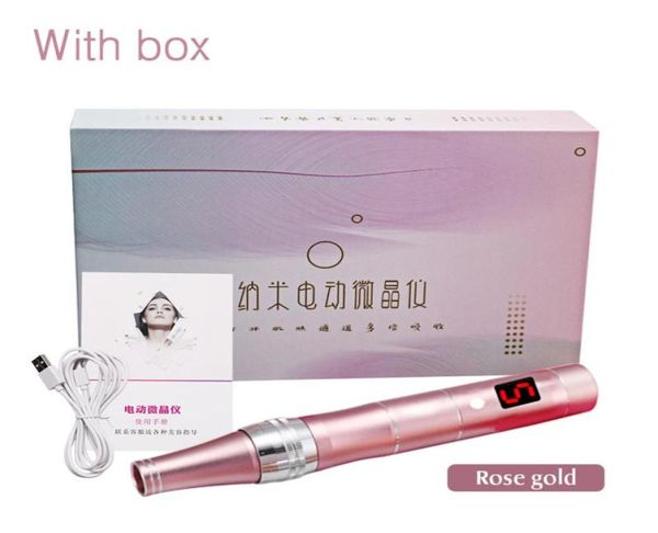 

drimp derma pen auto micro needle system adjustable needle lengths 025mm30mm electric dermapen stamp auto microneedle system6935867