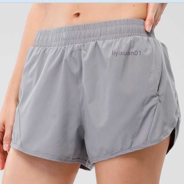 

lululemen womens yoga shorts fit zipper pocket high rise quick dry lulus lemon womens train short loose style breathable gym qualitydesigner, White;black