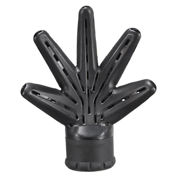 

black hand shape plastic hair dryer diffuser 216cm styling accessory6000569