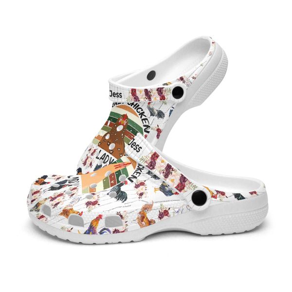 

diy custom shoes slippers mens womens custom pattern chicken animal poultry outdoor trainers sneakers 36-97447 36-45