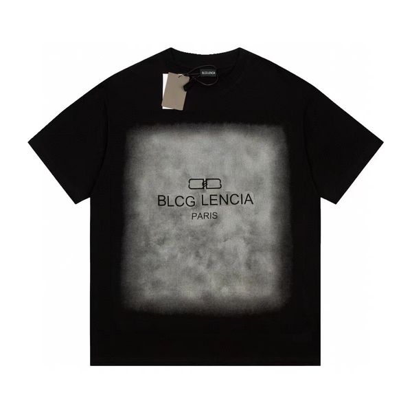 

blcg lencia summer t-shirts high street hip-hop style 100% cotton quality men and women drop sleeve loose tshirts oversize 23236, White;black