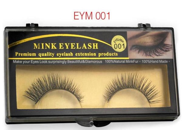

false eyelashes handmade natural long thick mink fur eyelashes soft fake eye lash extensions black terrier full strip5174368
