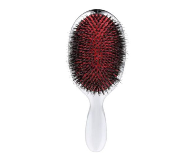 

nylon hair brush scalp massage combs wet curly detangle hair brush antistatic hair extension brush salon styling tools9076049, Silver