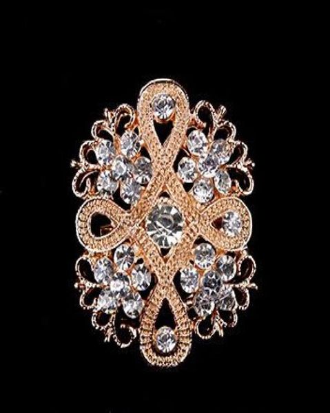 

24pcs x rhinestone crystal brooches silver gold colours brooch pins wedding bridal decor9347615, Gray