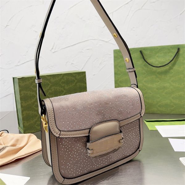 

designer bag women saddle 1955 ingle shoulder handbag black brown luxury brand tote clutch flip closure shoulder crossbody hobo purses bags