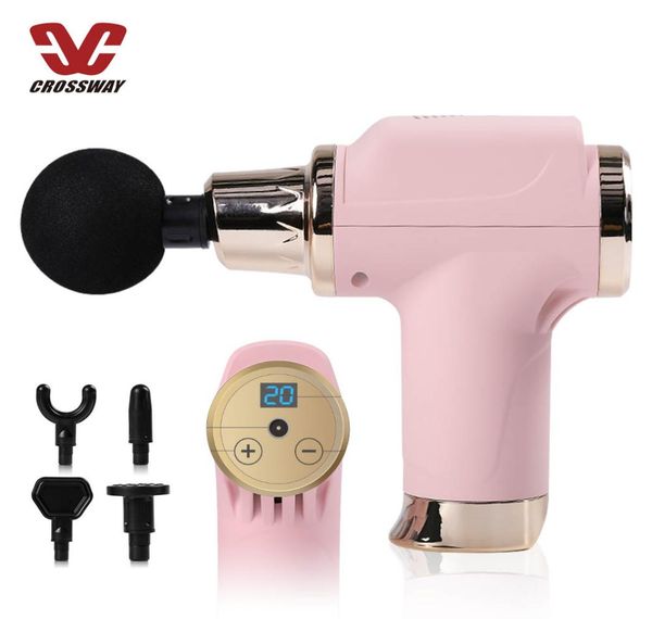 

massage gun mini portable fascia guns with touch screen electric deep tissue percussion muscle massager for athletes 20 vibration 8842893