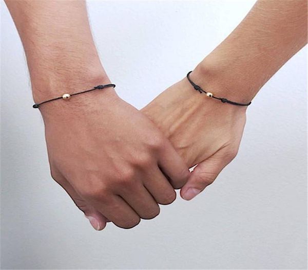 

handmade heart crown charm bracelet lucky red string wax rope bracelets friendship jewelry4646787, Golden;silver