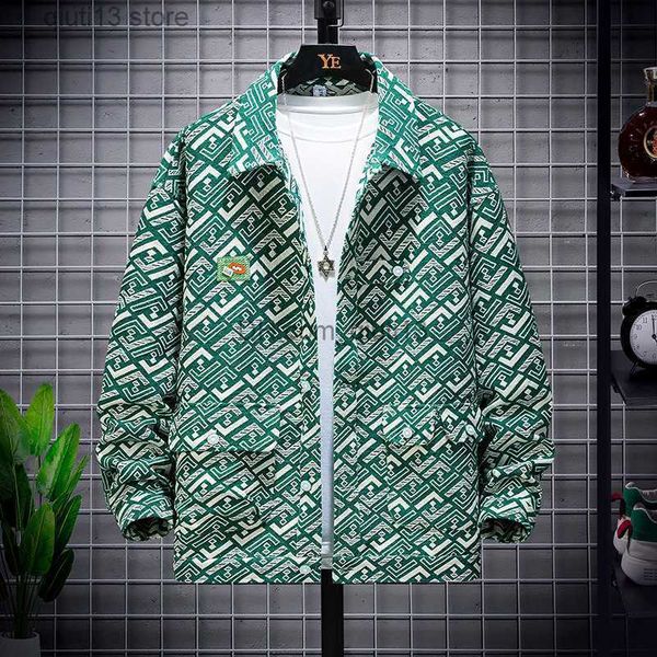 

men's jackets mens fashion lapel loose jacquard casual jackets korean style clothes spring/autumn single breasted windproof jacket stre, Black;brown