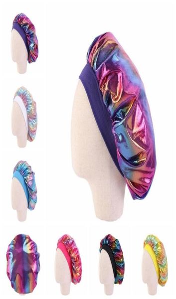 

hair accessories fashion baby girls soft silky nightcap cap infant shower hat born sleeping bonnet kids child birthday gift access1022987, Slivery;white