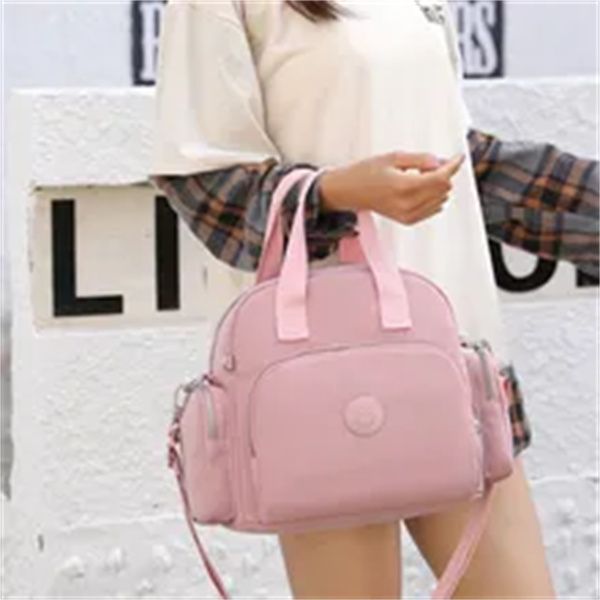 

women's shoulder bag maternity bag for baby nylon backpack female handbags multifunctional crossbody bag maternity packages a3, Black