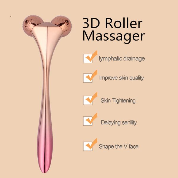 

face care devices 3d roller massager lift 360 rotate relaxation sliming beauty health skin tools wrinkle remover 230718