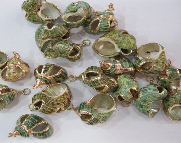 

golden conch beach sea shell beads loose gold silver cowry cowrie diy beads for jewelry findings making necklace bracelet8830233, Black