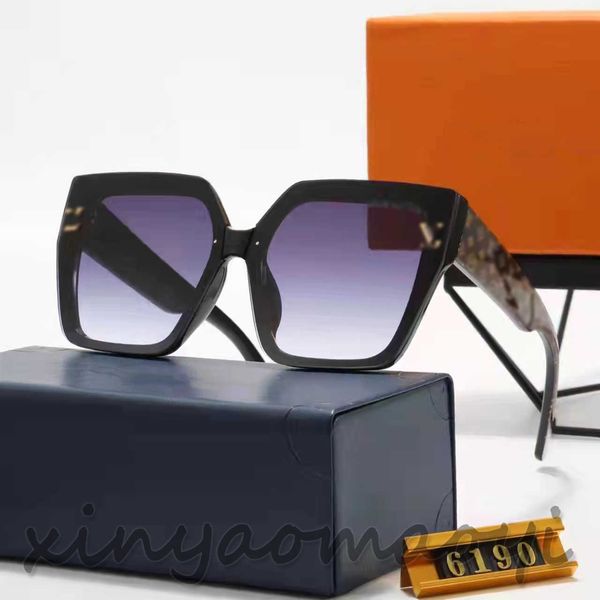 

classic floral print mirror leg designer sunglasses, women's glasses fashion casual glasses, men's shading glasses v6190, White;black