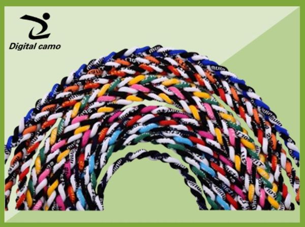 

titanium sport accessories 3 ropes tornado braided titanium necklace baseball football germaniumtitanium many colors size 160394196985