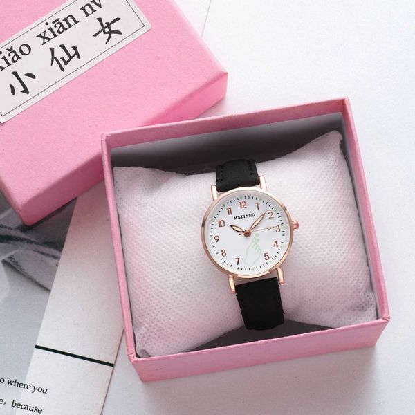 

fashion simple ladies wrist watches luminous women watches casual leather strap quartz watch clock montre femme relogio feminino omv5, Slivery;golden