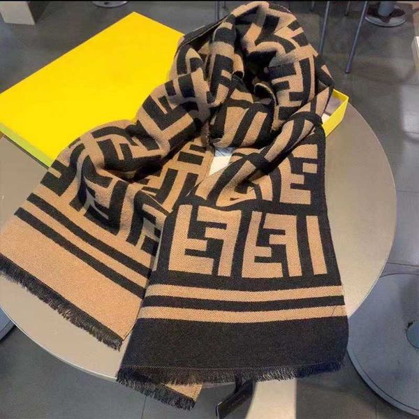 

f letter imitation cashmere scarf women's winter warm shawl thickened scarf cashmere shawl, Blue;gray