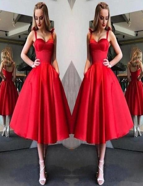 

modest knee length red cocktail dresses spaghetti a line ruffles short homecoming dresses prom gowns with zipper back b292575572, Black