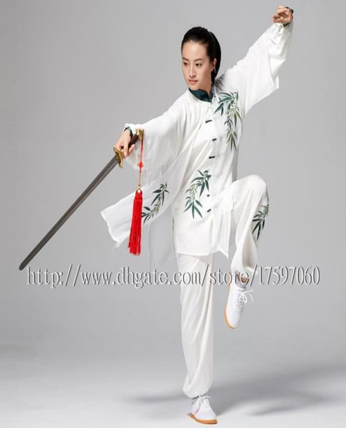 

chinese tai chi clothes kungfu uniform taiji sword costume qigong outfit embroidered garment for women men girl boy children adult9666889, Black;red