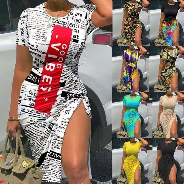 

tong womens style printed clear color short sleeved dress with drawstring, Black;gray