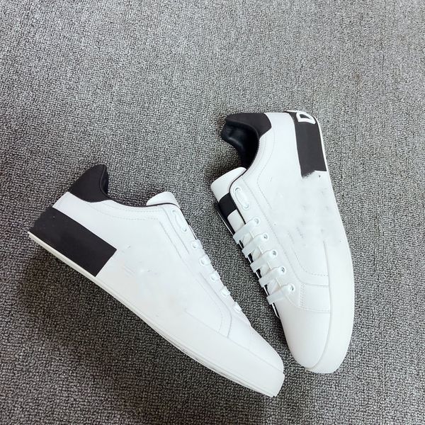 

brand casual shoes shoes retro men's leather lace-up fashion printing trainer sports women's casual sports small white shoes 0714, Black