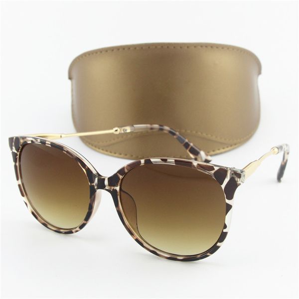 

summer man fashion coating women sunglasses driving leopard metal frame brown gradient glasses eyewear oculos driving uv protection 68mm len, White;black