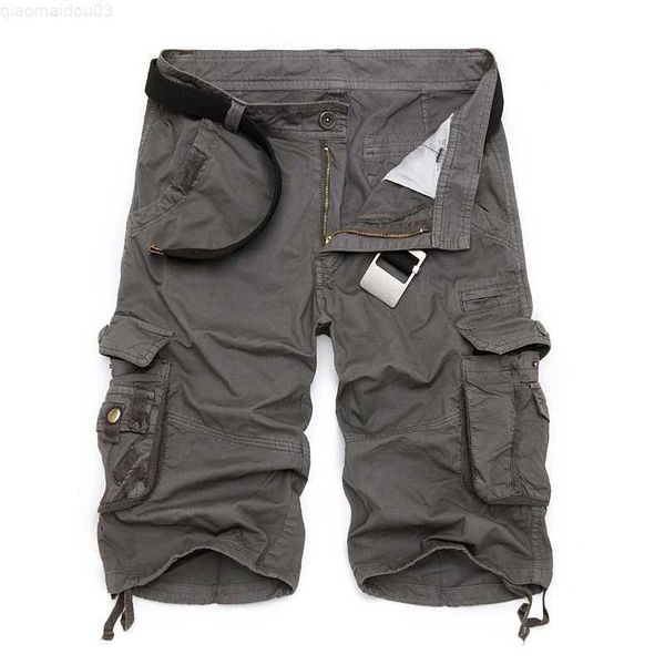 

men's shorts cargo shorts men cool camouflage summer cotton casual men short pants brand clothing comfortable camo men cargo shorts l23, White;black