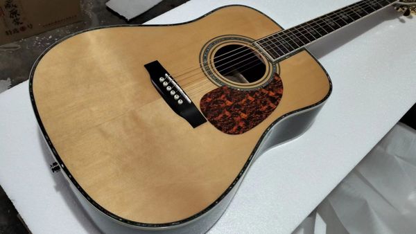 

2023 41 inch d barrel d45 series solid wood section acoustic acoustic guitar with fishman pick-up