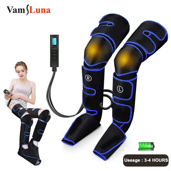 

leg massagers rechargeable muscle relaxer 6 modes air compression recovery boot lymph release relieve foot fatigue heating massager 230718