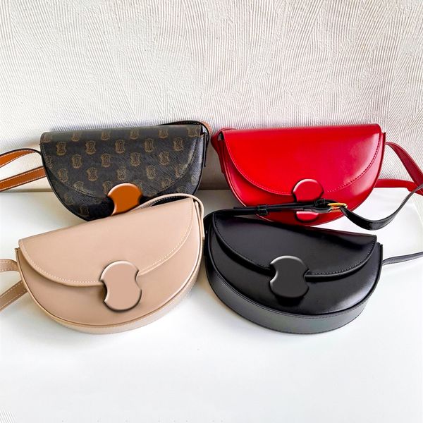 

sling teen triomphe half moon duffle shoulder bags genuine leather lady womens classic clutch bags celiny luxurys designer city crossbody me