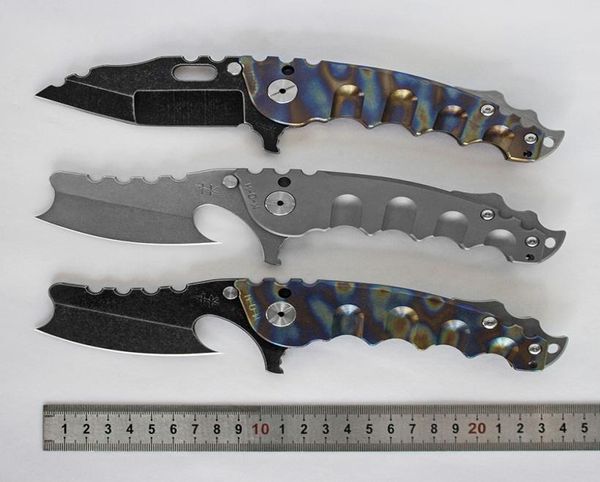 

heeter heavy folding tools strong camping blade tc4 titanium survival s35vn knives tactical combat knife handle selfdefense edc o1240240