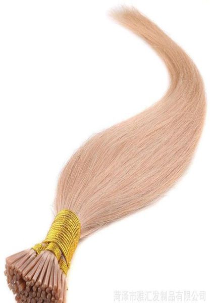 

7a 1gs 100g1pcs 2 60 brazil remy hair prebonded i tip stick hair extension factory outlet6419898, Black