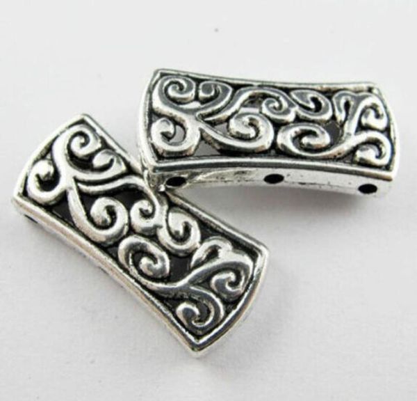 

ship 100pcs tibetan silver 3 hole connectors bead for jewelry making 27x12mm1585947